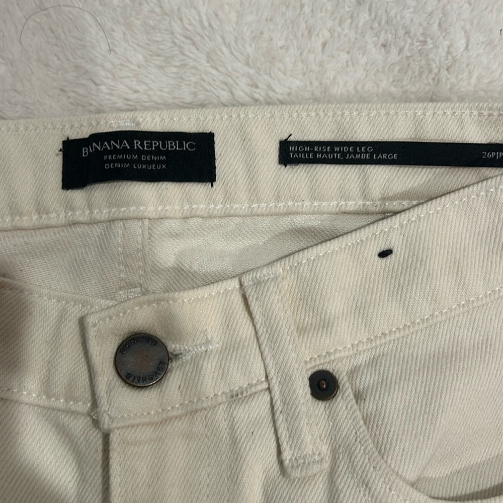 Banana Republic Split Flare Jean